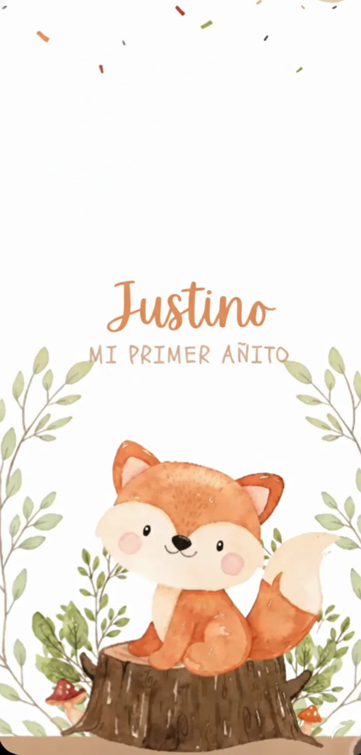 Portada Mi Primer Añito Justino
